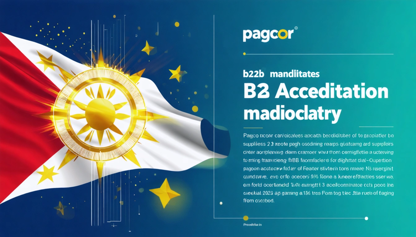 PAGCOR Mandates B2B Accreditation for iGaming Suppliers from October 2025