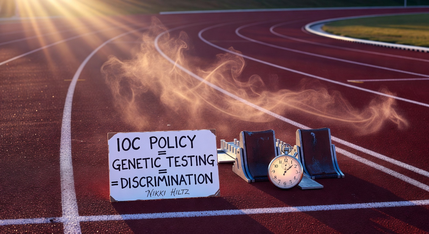 U.S. non-binary runner Nikki Hiltz criticizes IOC policy requiring genetic testing for women's Olympic events