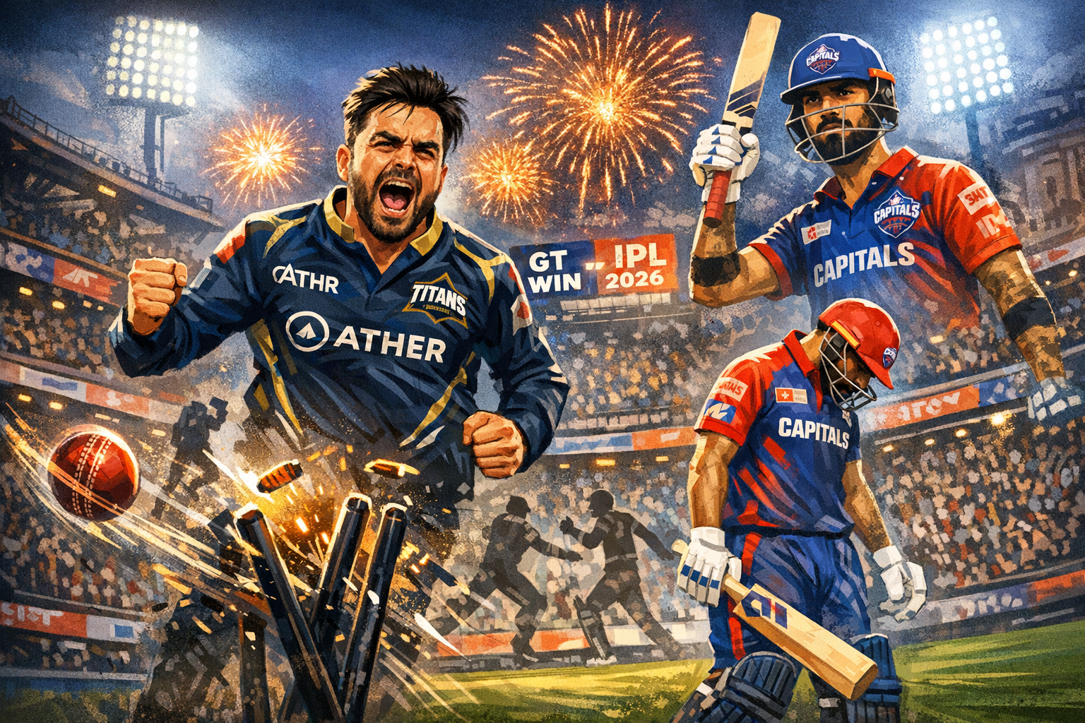 Rashid Khan Dismantles Delhi Capitals as Gujarat Titans Clinch Tight IPL 2026 Win