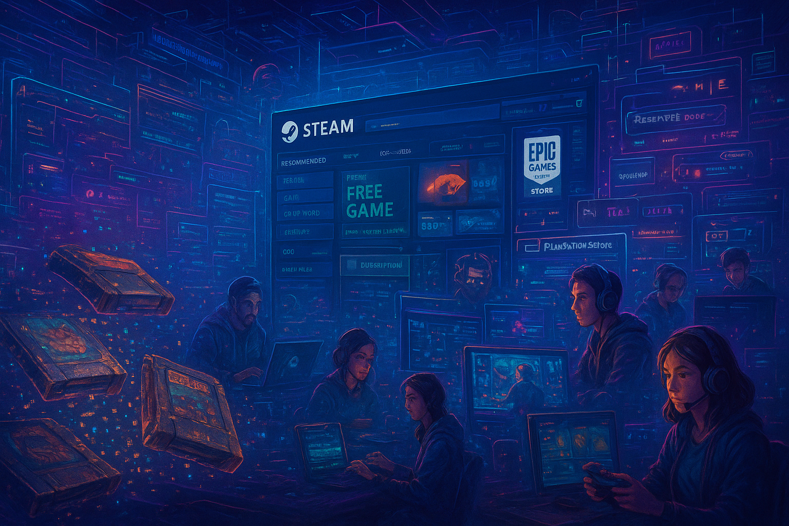Exploring the Rise of Gamers' Digital Marketplaces: From Online Game Stores to Esports Platforms