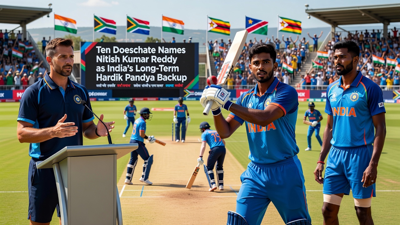Ten Doeschate Names Nitish Kumar Reddy as India's Long-Term Hardik Pandya Backup