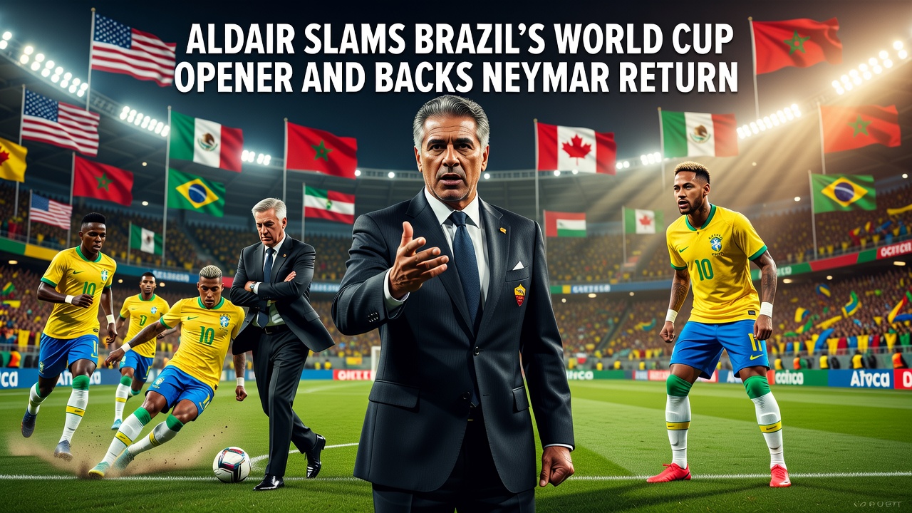 Aldair Slams Brazil's World Cup Opener and Backs Neymar Return