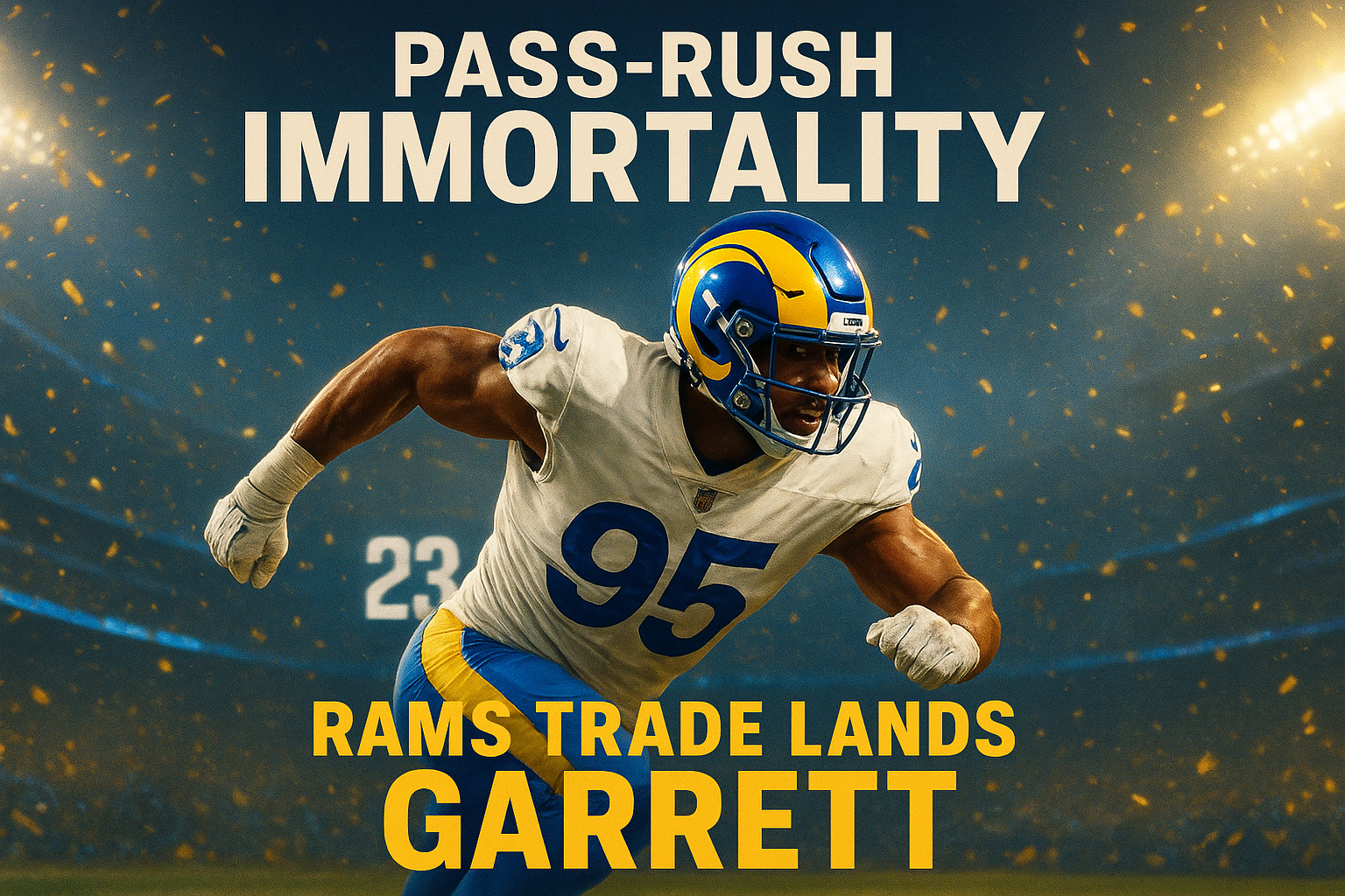 Rams Trade Lands Garrett, Setting Stage for Pass-Rush Immortality