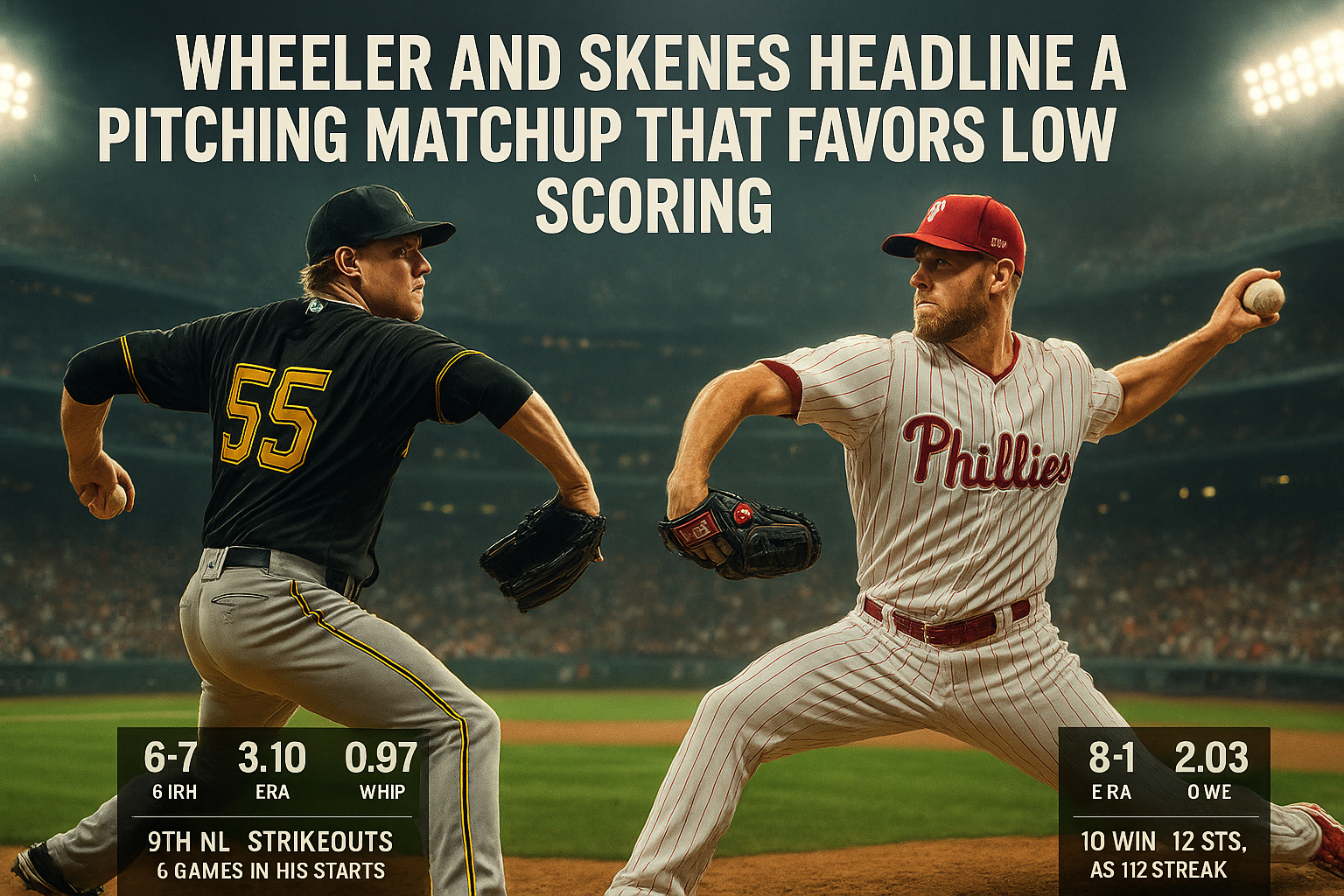 Wheeler and Skenes Headline a Pitching Matchup That Favors Low Scoring