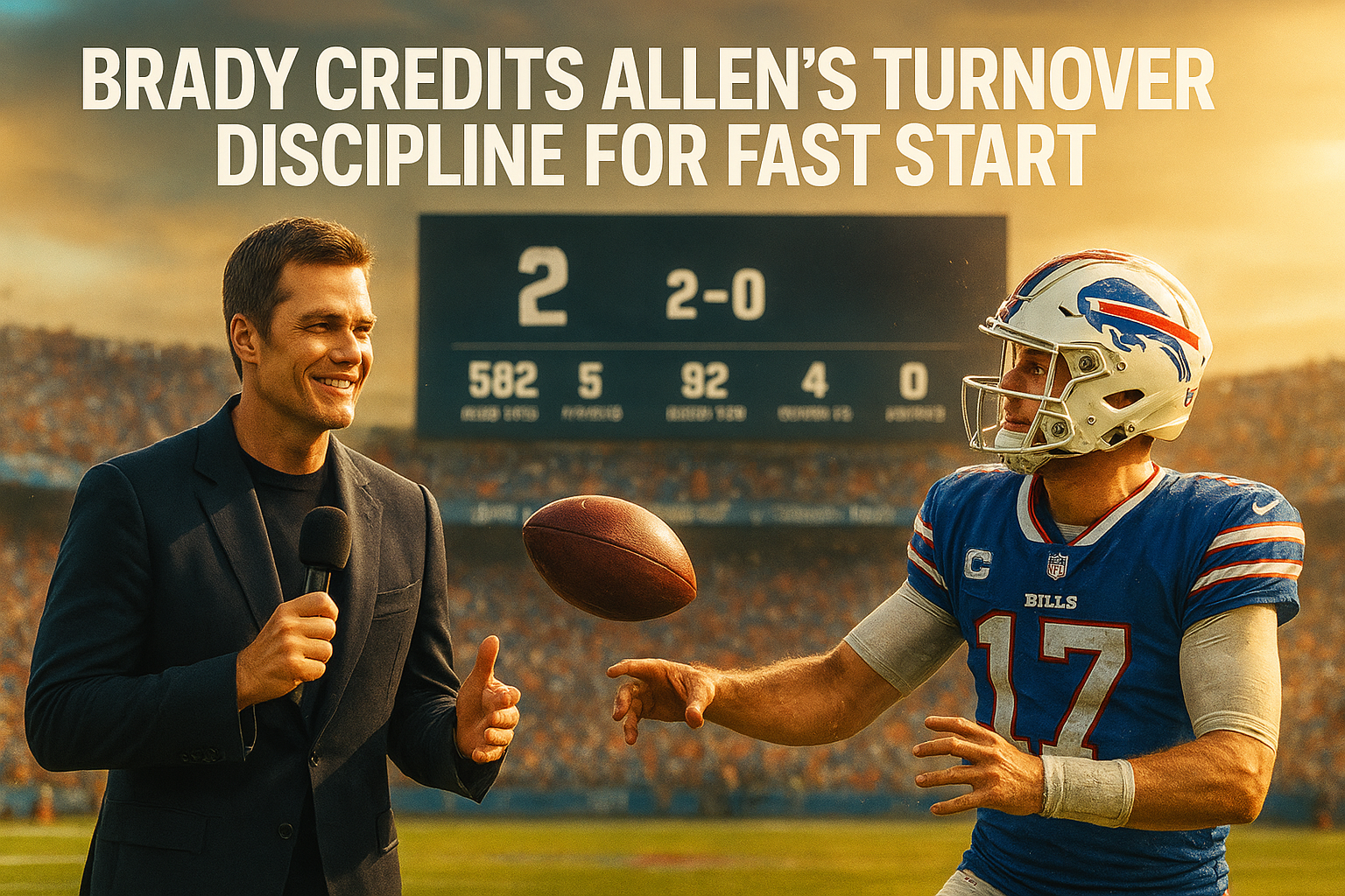 Brady Credits Allen's Turnover Discipline for Fast Start