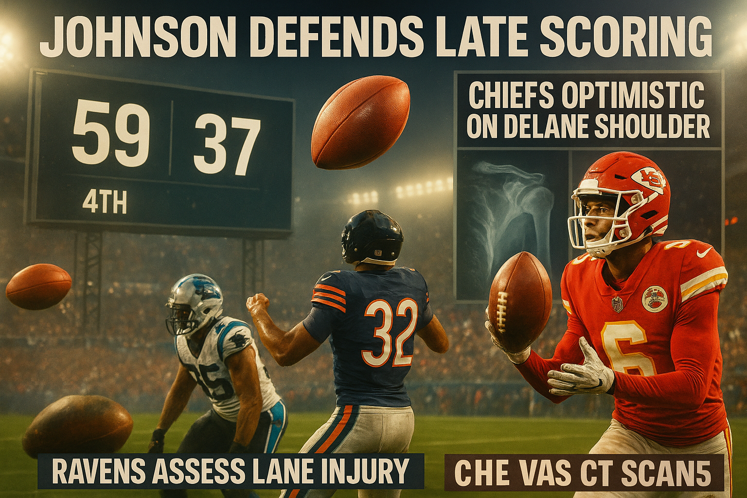 Johnson Defends Late Scoring as Ravens, Chiefs Assess Injuries