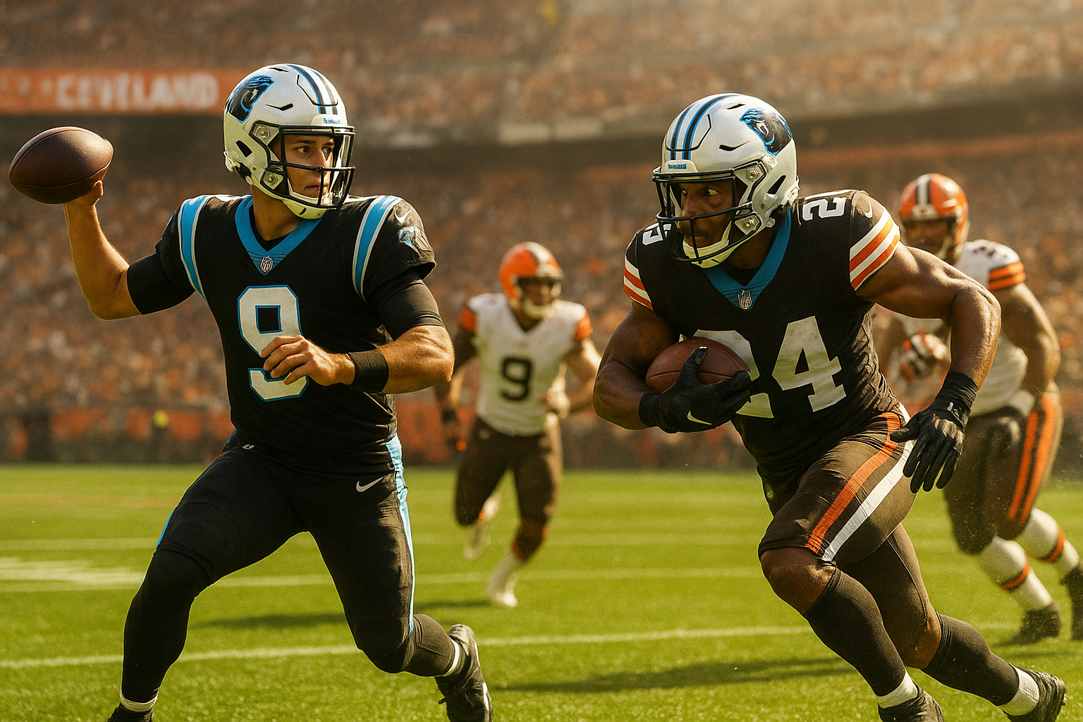 Panthers' Passing Attack Meets Browns' Leaky Run Defense