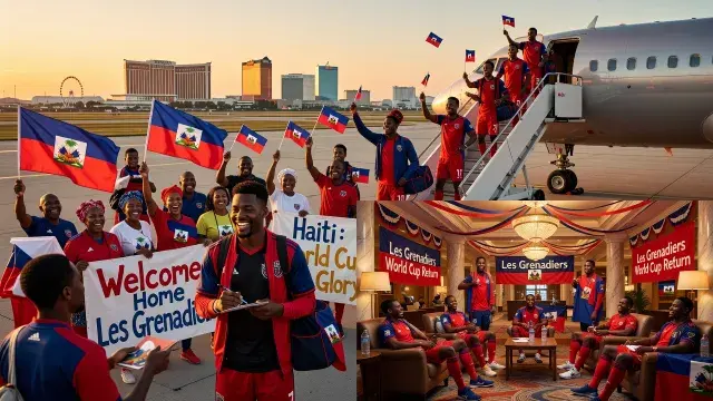 Les Grenadiers Touch Down in Atlantic City for Historic World Cup Return