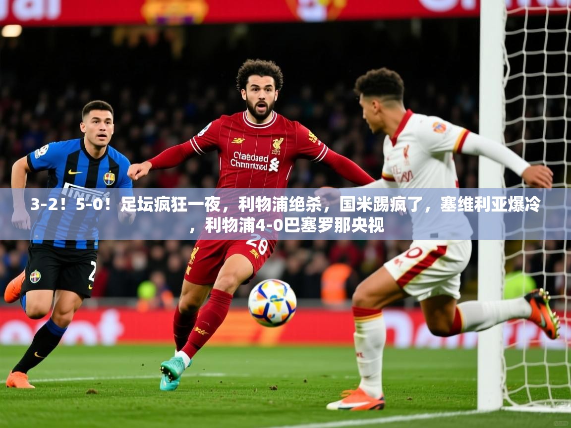 2025澳客体育新闻3-2!5-0!足坛疯狂一夜,利物浦绝杀,国米踢疯了,塞维利亚爆冷,利物浦4-0巴塞罗那央视 第1张