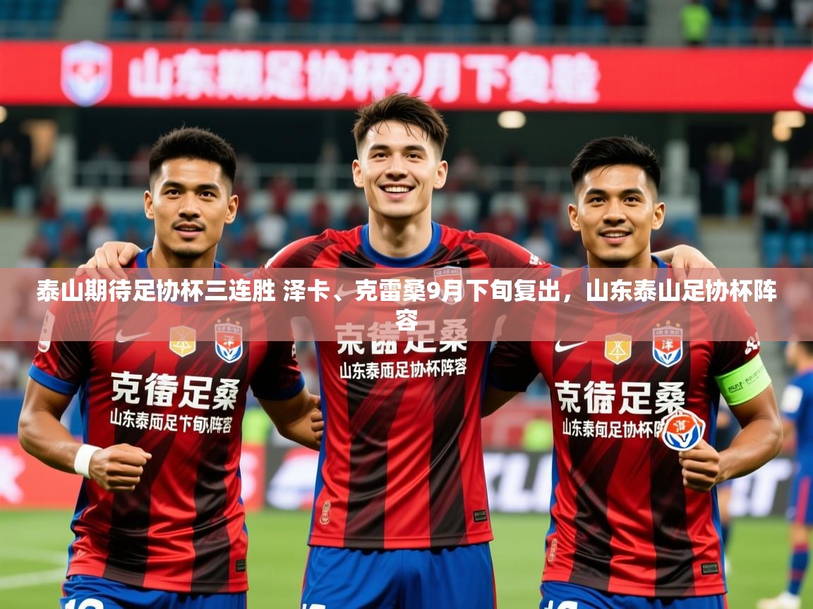 2025澳客体育官网泰山期待足协杯三连胜 泽卡、克雷桑9月下旬复出，山东泰山足协杯阵容  第1张